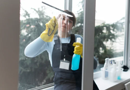 Nettoyage de vitres intérieures et extérieures à Naussac